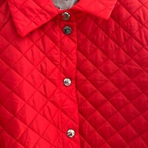 New women’s red double XXL jacket with side pockets